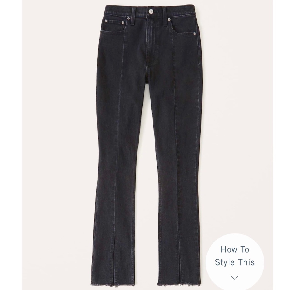 Abercrombie High Rise Jeans with front slit